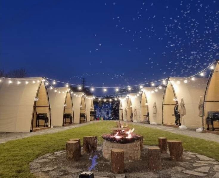 충남 아산시 배방읍 캠핑형 야외 바베큐장 양도양수 합니다.