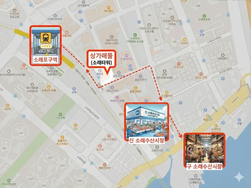 소래포구역 인근 1층 상가 매매 ⚫ 수익률 6% ⚫